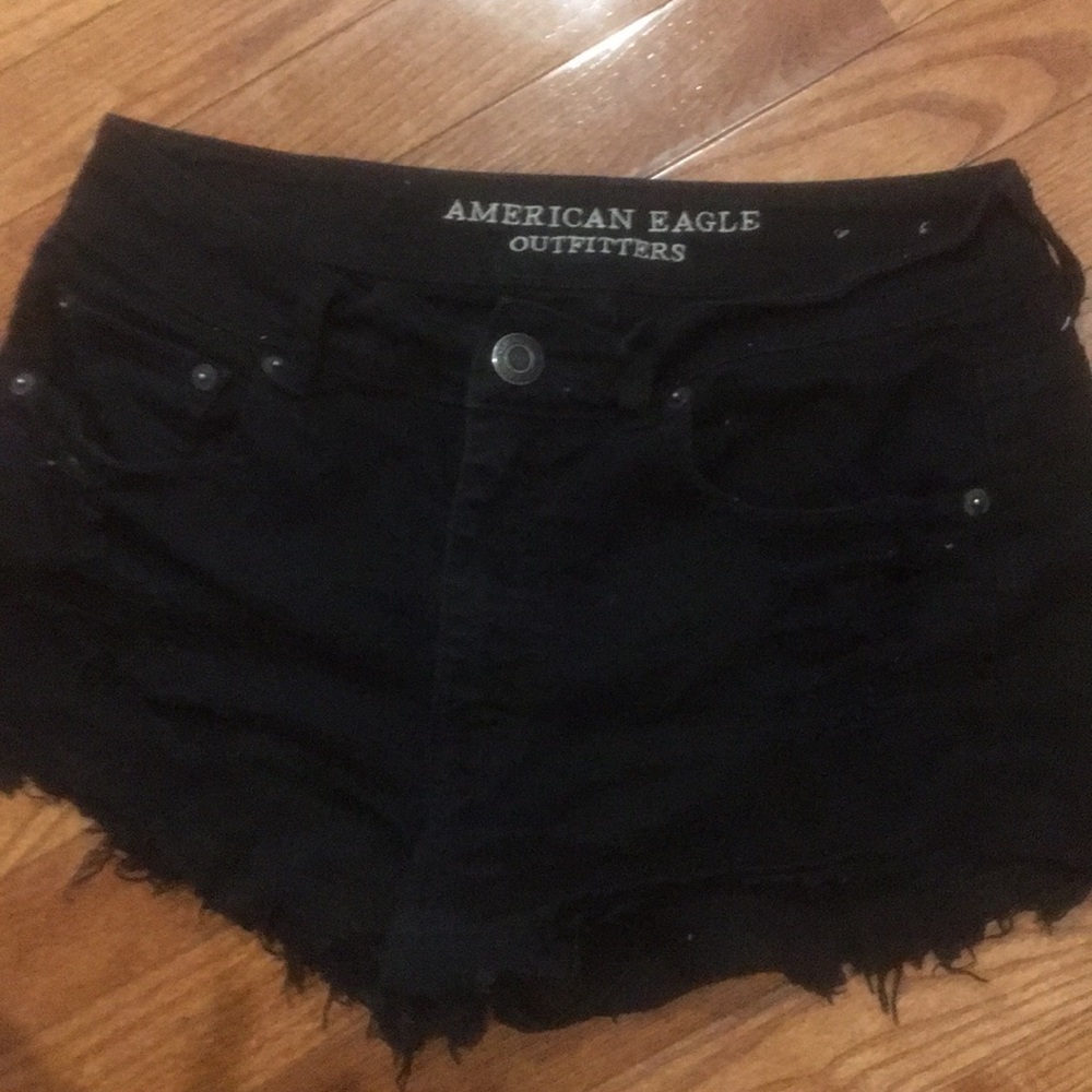 Black American eagles shorts